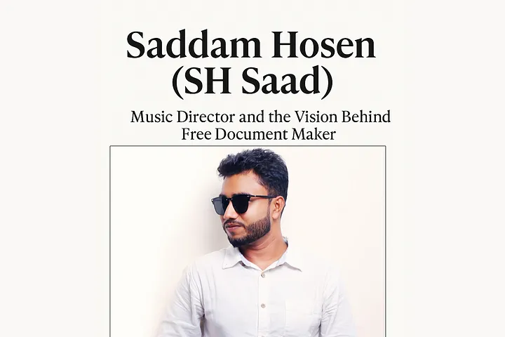Saddam Hosen (SHSaad) – Founder of Free Document Maker (FDM AI)